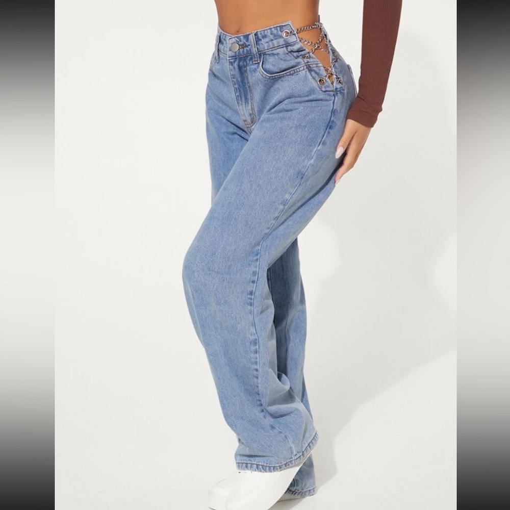 SXY chain linked wide leg